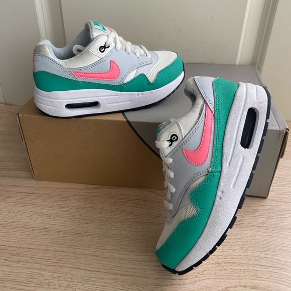 Nike Airmax 1 OG South Beach Kids Sneakers - SZ 12.5 C - Picture 2 of 11